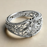 Ajaton vintage-boho-sormus