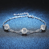 Moissanite-riipusrannekoru