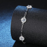 Moissanite-riipusrannekoru