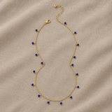 Sininen Kiviriipus Choker-kaulakoru