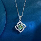 Värikäs Moissanite Tuulimylly Riipus