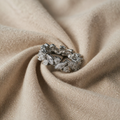 Vintagetyylinen Kristallien Ikuisuus Sormus