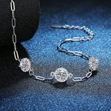 Moissanite-riipusrannekoru