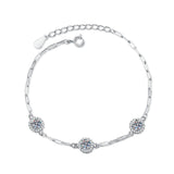 Moissanite-riipusrannekoru