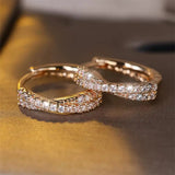 Vintagetyyliset Zirkonia Korvakorut