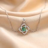 Värikäs Moissanite Tuulimylly Riipus
