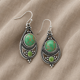 Vintage Boho -korvakorut kivipisaralla